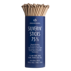 Crayon SILVERIN nitrate d'argent 75% bâtonnet 115mm rigide 100 pièces